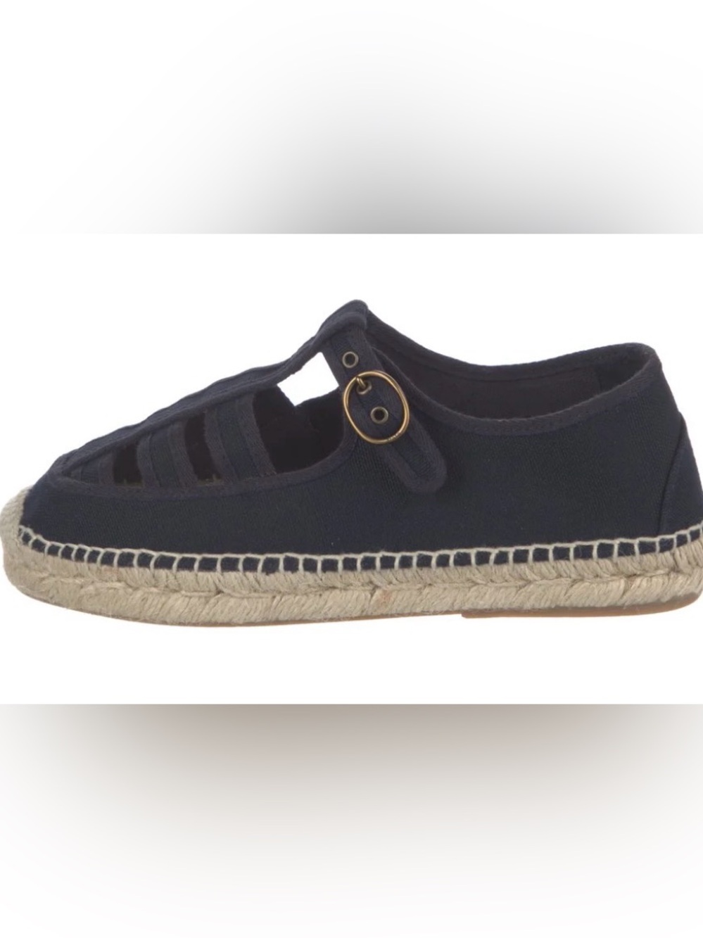 Polo by Ralph Lauren Navy Canvas Espadrille Mary Jane